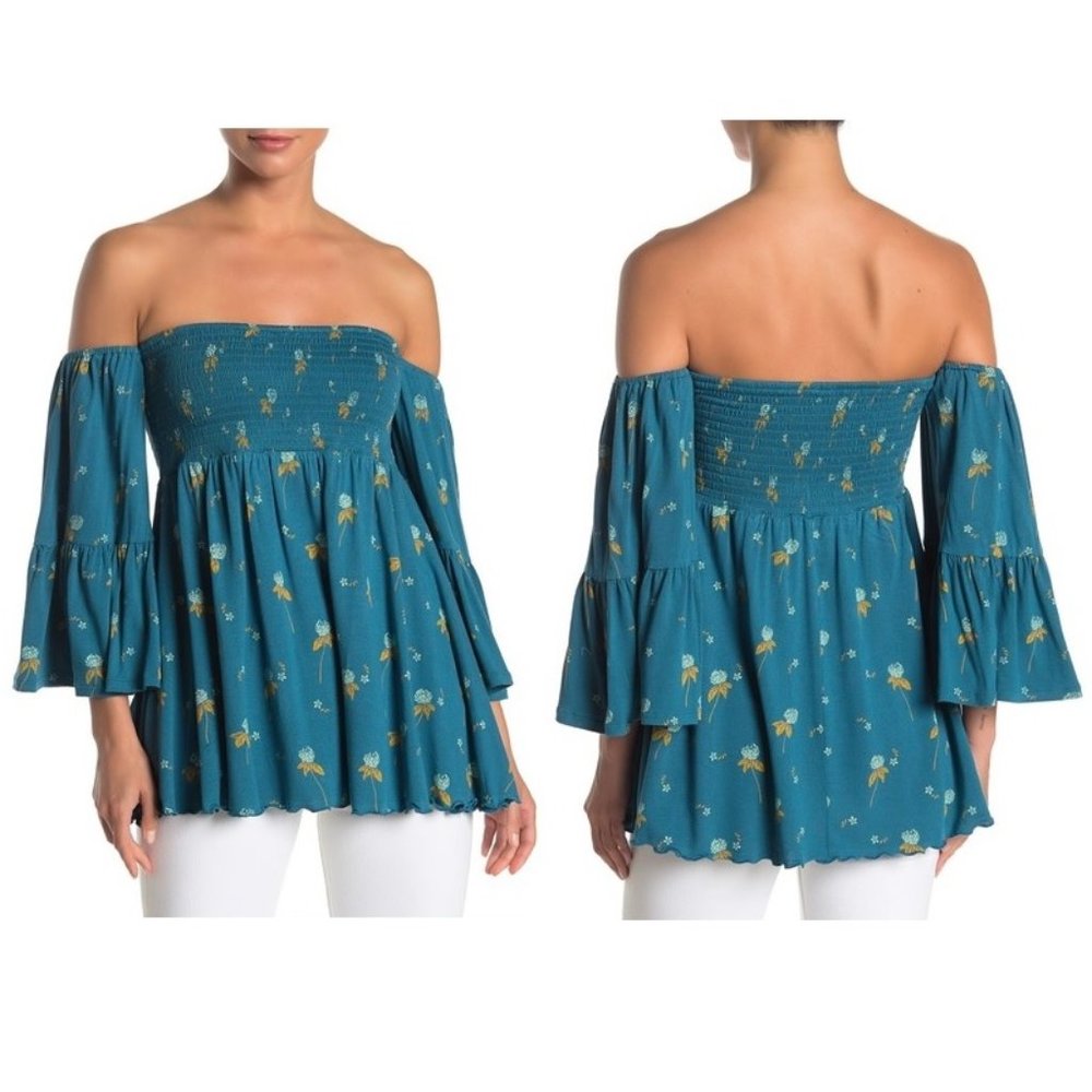 Free People Lana Off the Shoulder Tunic - Picture 2 of 10